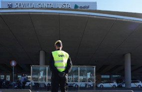 ep la ume en la estacion de santa justa de sevilla por el estado de alerta 16 de marzo del 2020