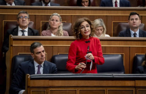 ep la vicepresidenta primera y ministra de hacienda maria jesus montero interviene durante la sesion