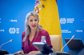 ep la vicepresidenta segunda y ministra de trabajo y economia social yolanda diaz en la sede de la