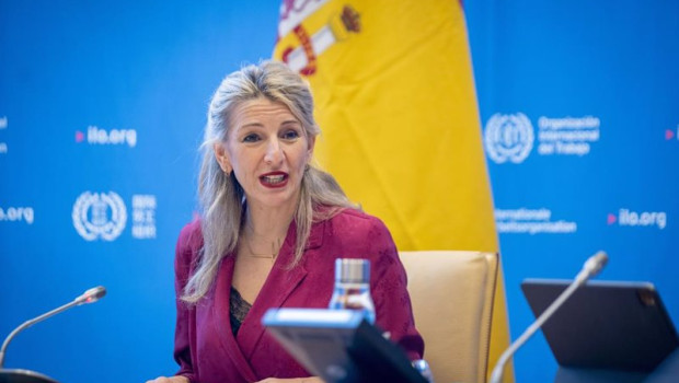 ep la vicepresidenta segunda y ministra de trabajo y economia social yolanda diaz en la sede de la