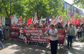 ep los secretarios generales de ugt y ccoo oscar lobo y ana fernandez de los muros encabezan la