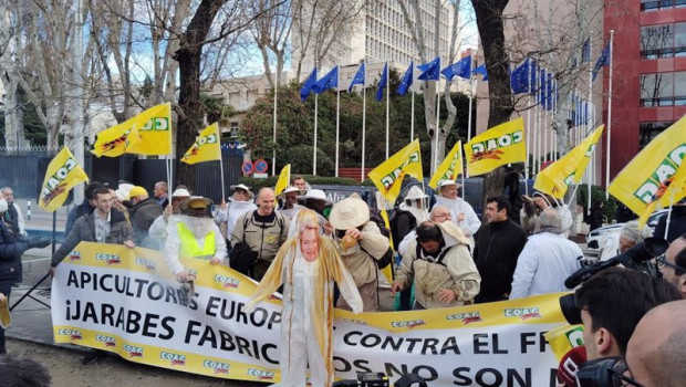 ep manifestacion de apicultores en madrid