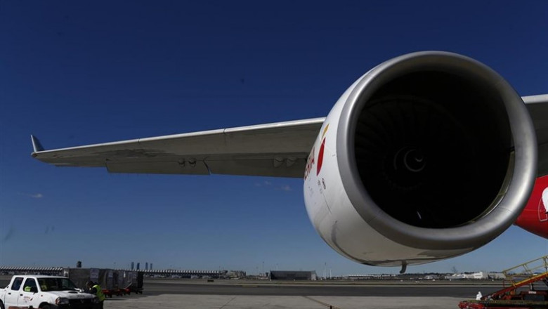 Motor, motores de avión de Iberia en Barajas, reactor, reactores | EUROPA PRESS - Archivo ep motor motoresavioniberiabarajas reactor reactores 20190619144913