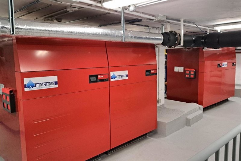 Nedgia y BBVA lanzan un plan para renovar calderas centrales en edificios de viviendas