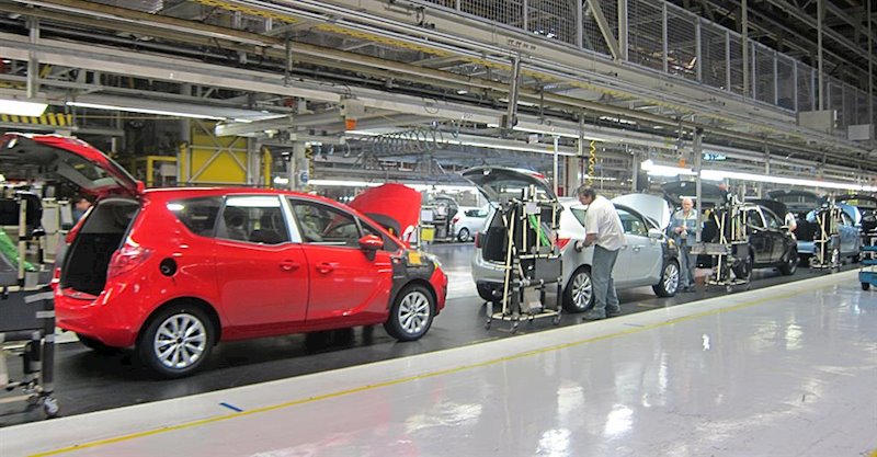 ep trabajadores de la planta de opel en figueruelas