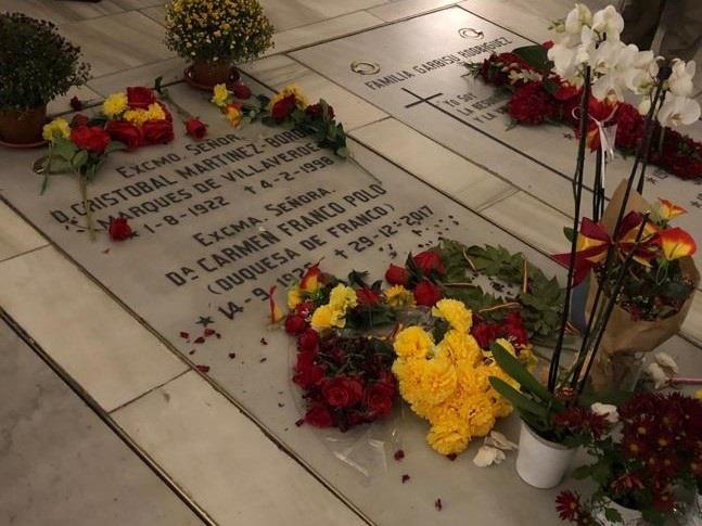 Tumba de Carmen Franco en la cripta de la catedral de La Almudena | EUROPA PRESS ep tumbacarmen francola criptala catedralla almudena