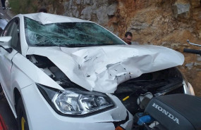 ep un vehiculo tras un accidente de trafico